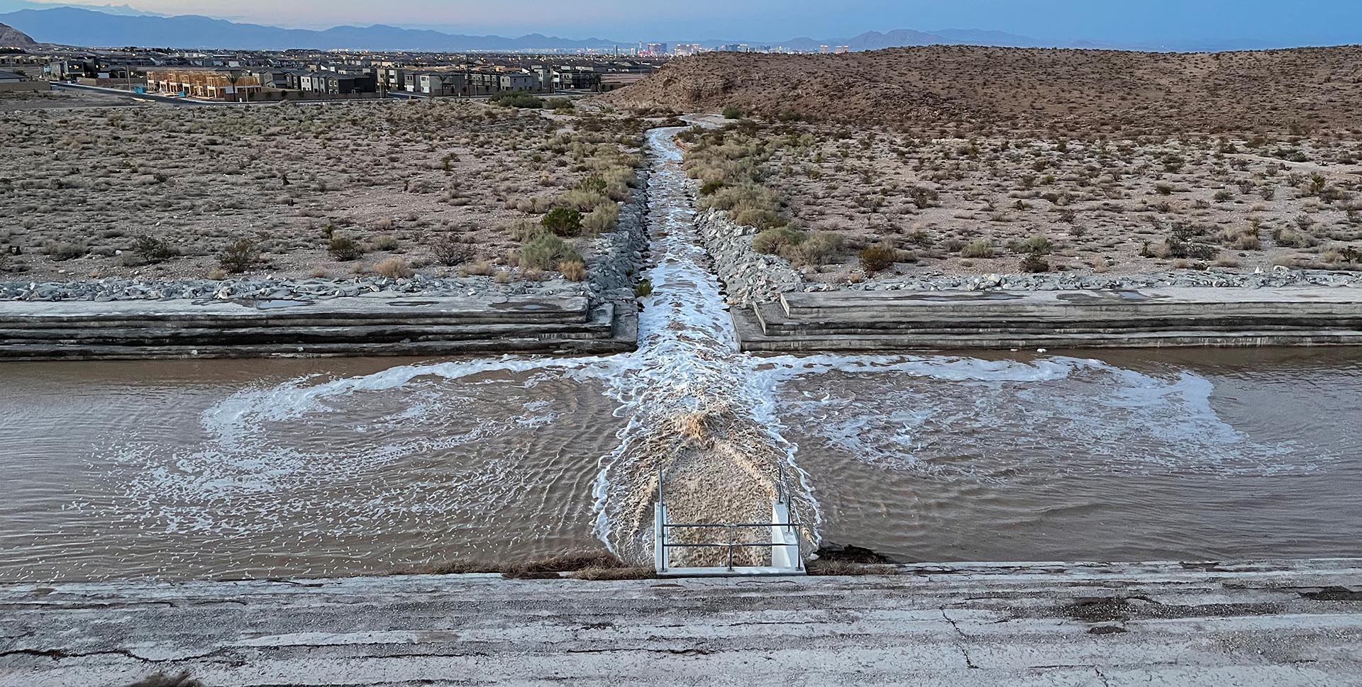 UDCDB Outfall Looking East